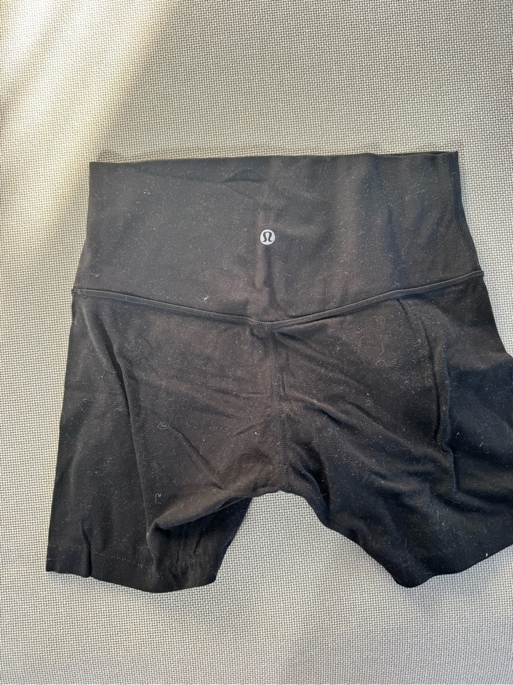 lululemon athletica High-Rise Black Athletic Shorts